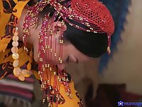 Exotic damsel is doing rubdown therapies mingled with a bit of super-sexy joy with her insatiable customers